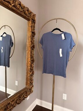 a new day Slate Blue Short Sleeve Crew Tee